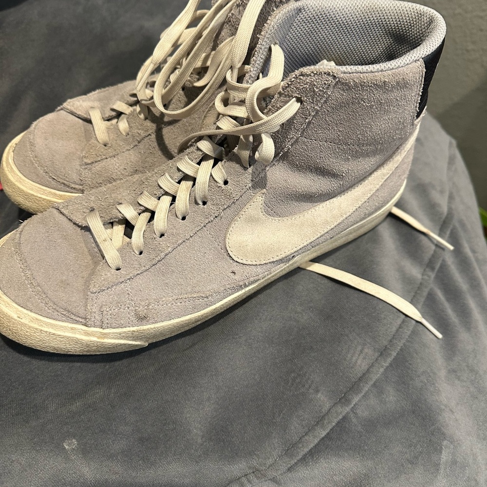 Nike Gray High-Top Sneakers